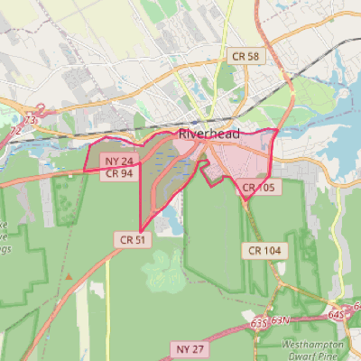 Map of Riverside