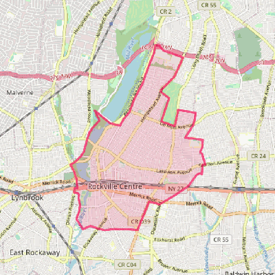 Map of Rockville Centre