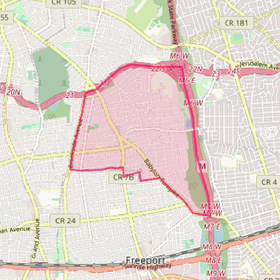 Map of Roosevelt