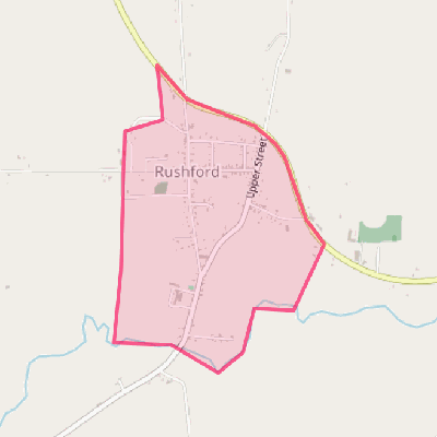 Map of Rushford