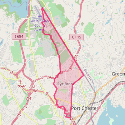 Map of Rye Brook