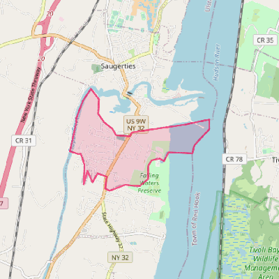 Map of Saugerties South