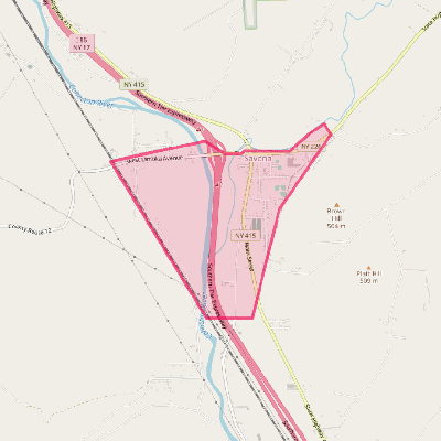 Map of Savona