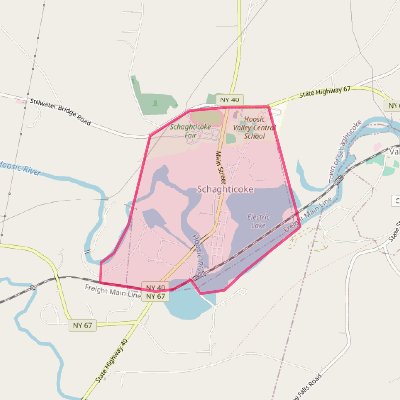 Map of Schaghticoke