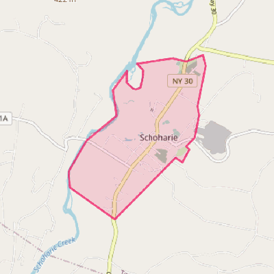 Map of Schoharie