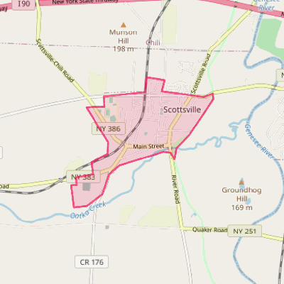 Map of Scottsville
