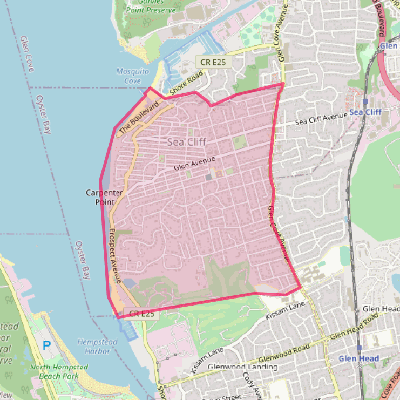 Map of Sea Cliff