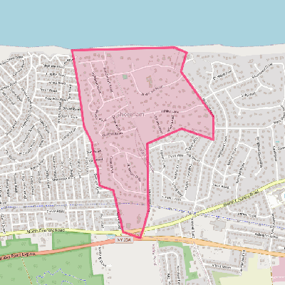 Map of Shoreham