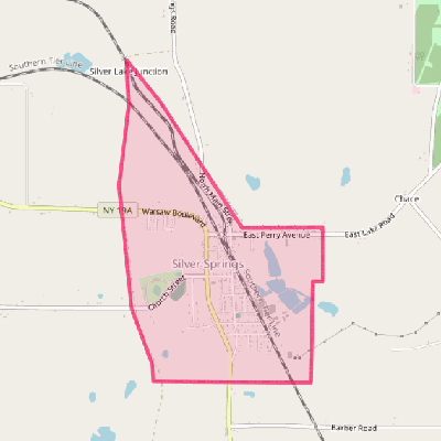 Map of Silver Springs