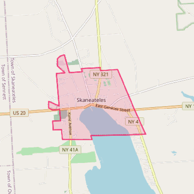 Map of Skaneateles