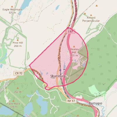 Map of Sloatsburg