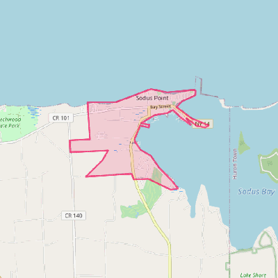 Map of Sodus Point