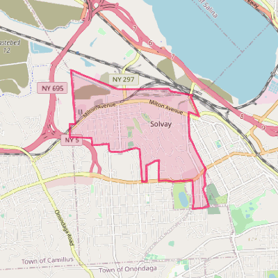 Map of Solvay