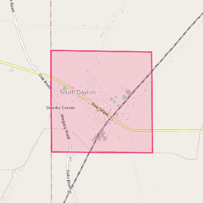 Map of South Dayton