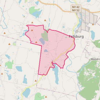 Map of South Fallsburg
