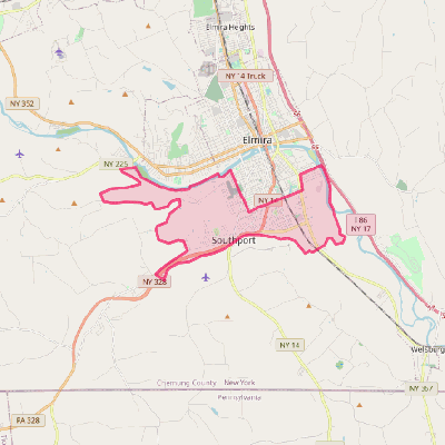 Map of Southport