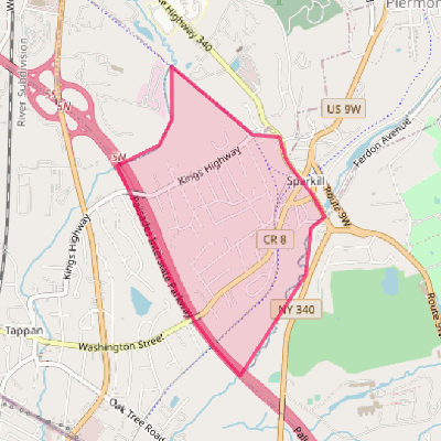 Map of Sparkill