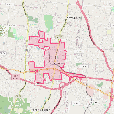 Map of Spring Valley