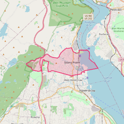 Map of Stony Point