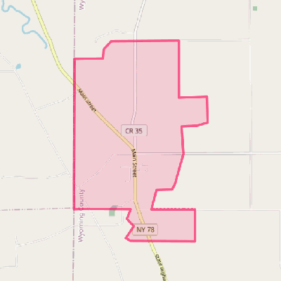 Map of Strykersville