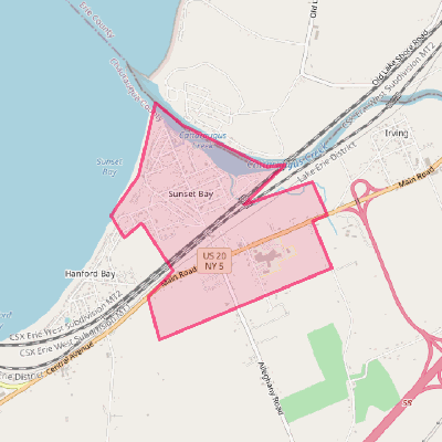 Map of Sunset Bay