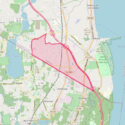 Map of Tappan