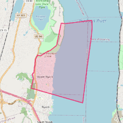 Map of Upper Nyack