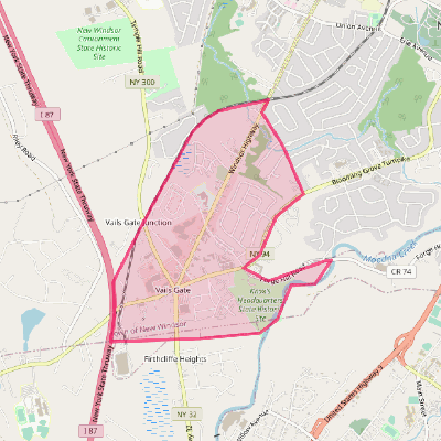 Map of Vails Gate