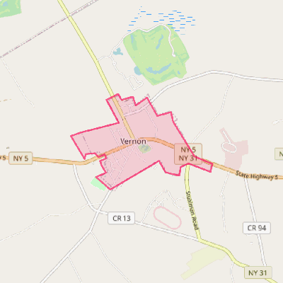 Map of Vernon
