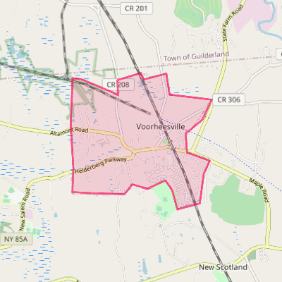 Map of Voorheesville