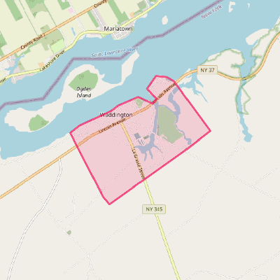 Map of Waddington