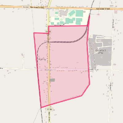 Map of Wadsworth