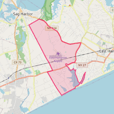 Map of Wainscott