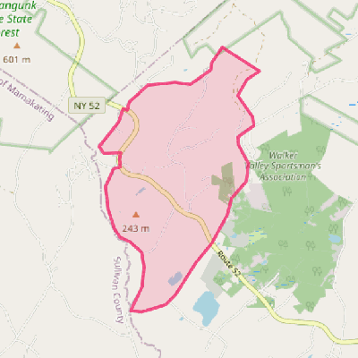 Map of Walker Valley