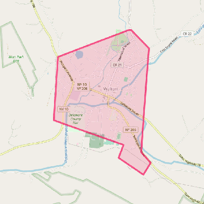 Map of Walton
