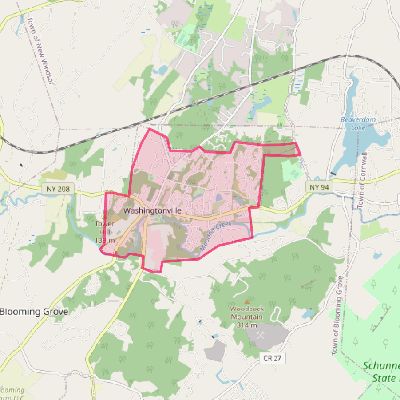 Map of Washingtonville