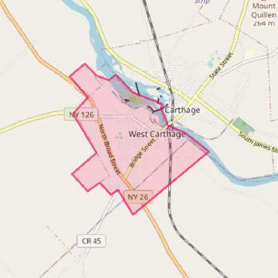 Map of West Carthage