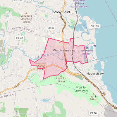 Map of West Haverstraw