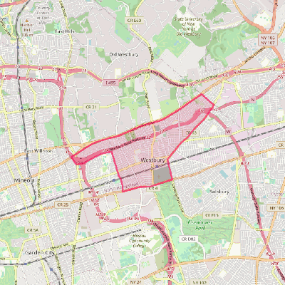 Map of Westbury