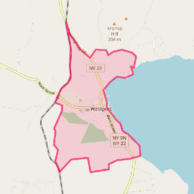 Map of Westport