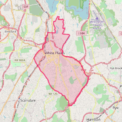 Map of White Plains