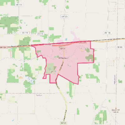 Map of Williamson