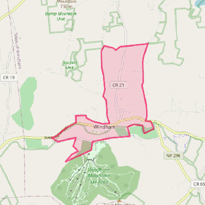 Map of Windham