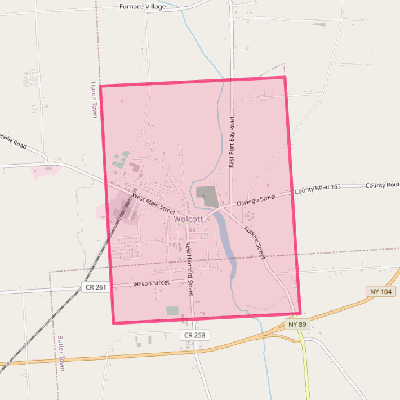 Map of Wolcott