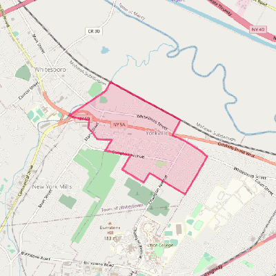 Map of Yorkville