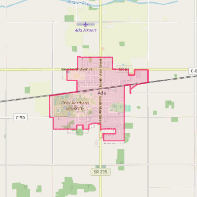 Map of Ada