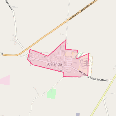 Map of Amanda