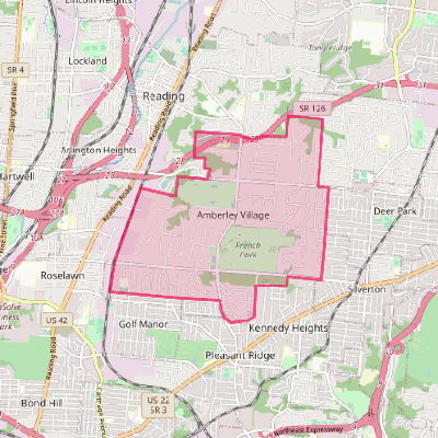 Map of Amberley