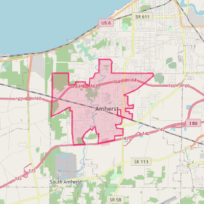 Map of Amherst