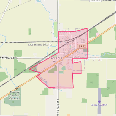 Map of Arcadia